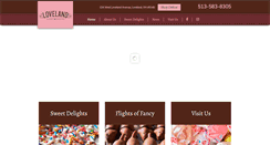 Desktop Screenshot of lovelandsweets.com